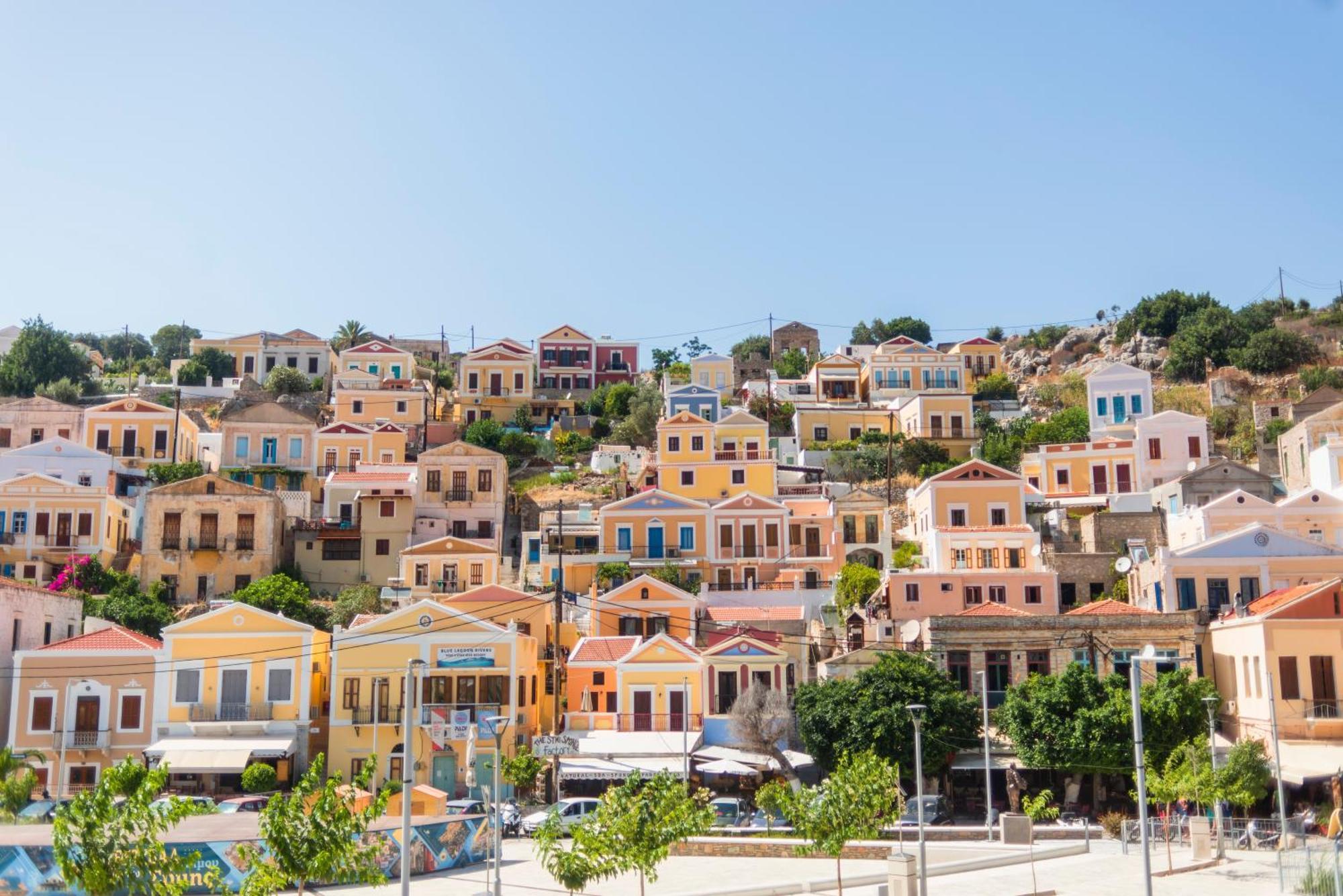 Myrtia Lägenhet Symi Exteriör bild